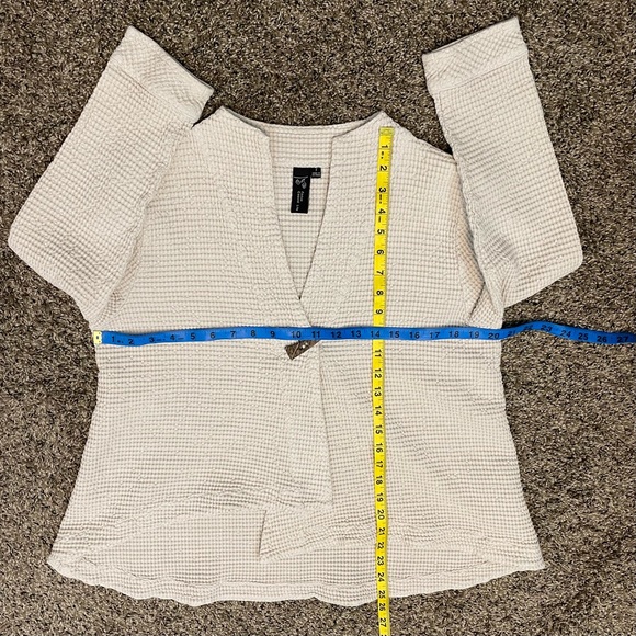 Focus Casual Line Women’s Cotton Waffle Weave One Button Swing Jacket Sz MP - Picture 4 of 4